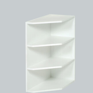 SM3VPH Matala viistopäätyhyllykkö - valkoinen, 704x300x288