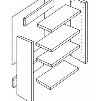 WCS703HR3 Yläkaappi - valkoinen, 703x300x163