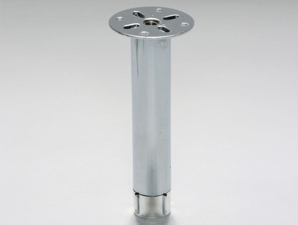 082052 Kalustejalka 200mm kromi, Ø 28mm