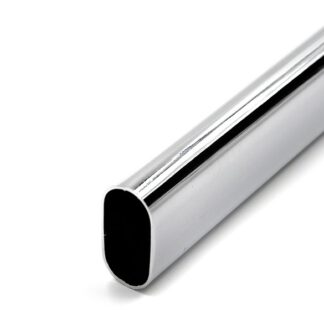 Ovaaliputki 36 cm kromi