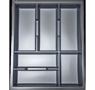 Cemux ruokailuvälinelaatikko 1000 mm antrasiitti