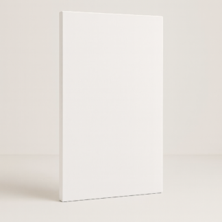 Mikrolaminaattiovi valkoinen, 1 mm ABS-nauhoitus